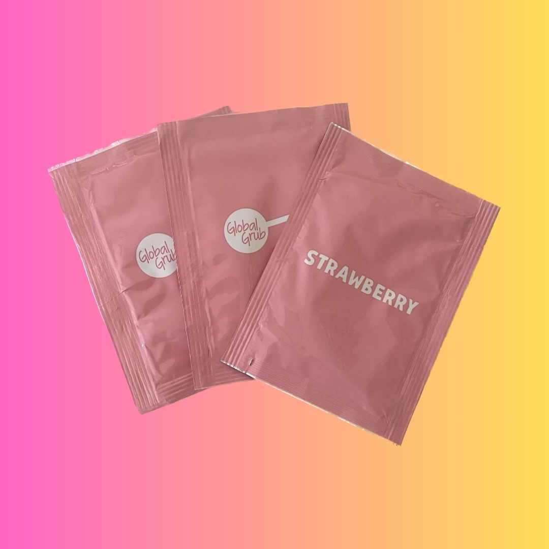 strawberry powder packets
