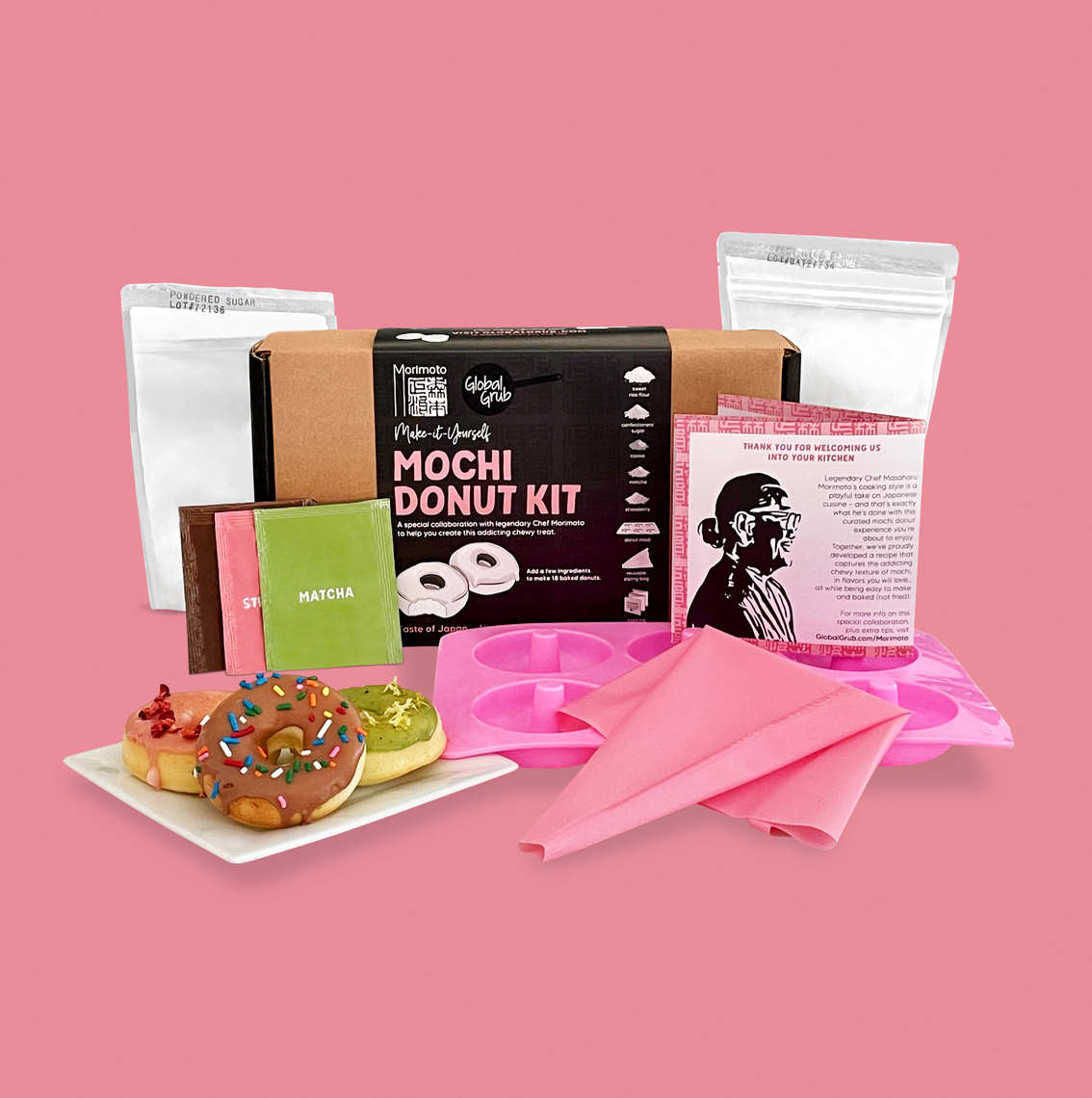 Mochi Donut Kit  Make Homemade Mochi Donuts Like Chef Morimoto – Global  Grub