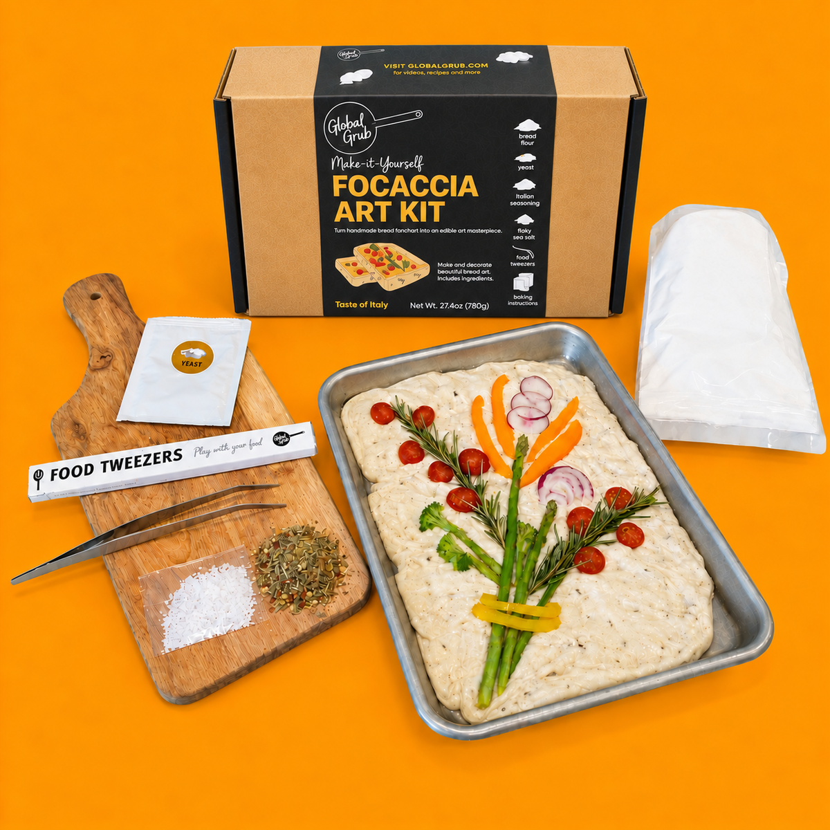 Focaccia Art Kit