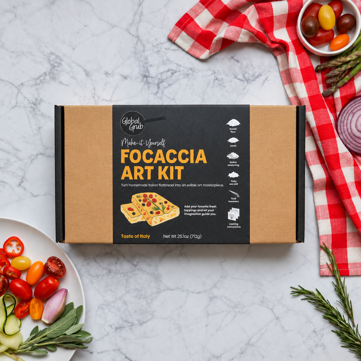 Focaccia Art Kit