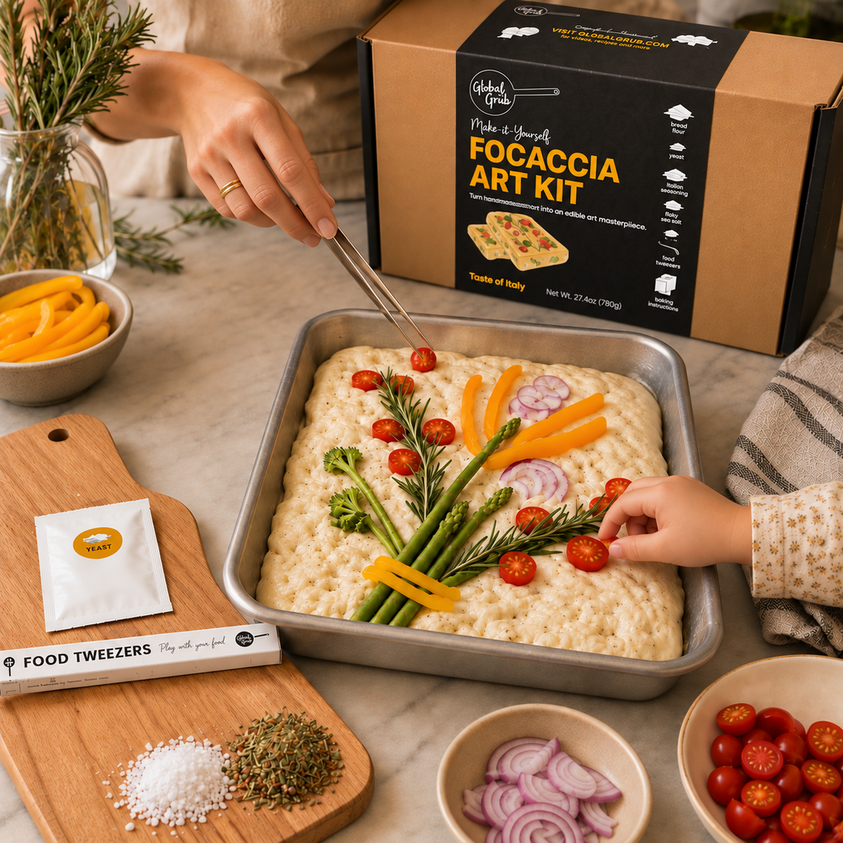 Focaccia Art Kit