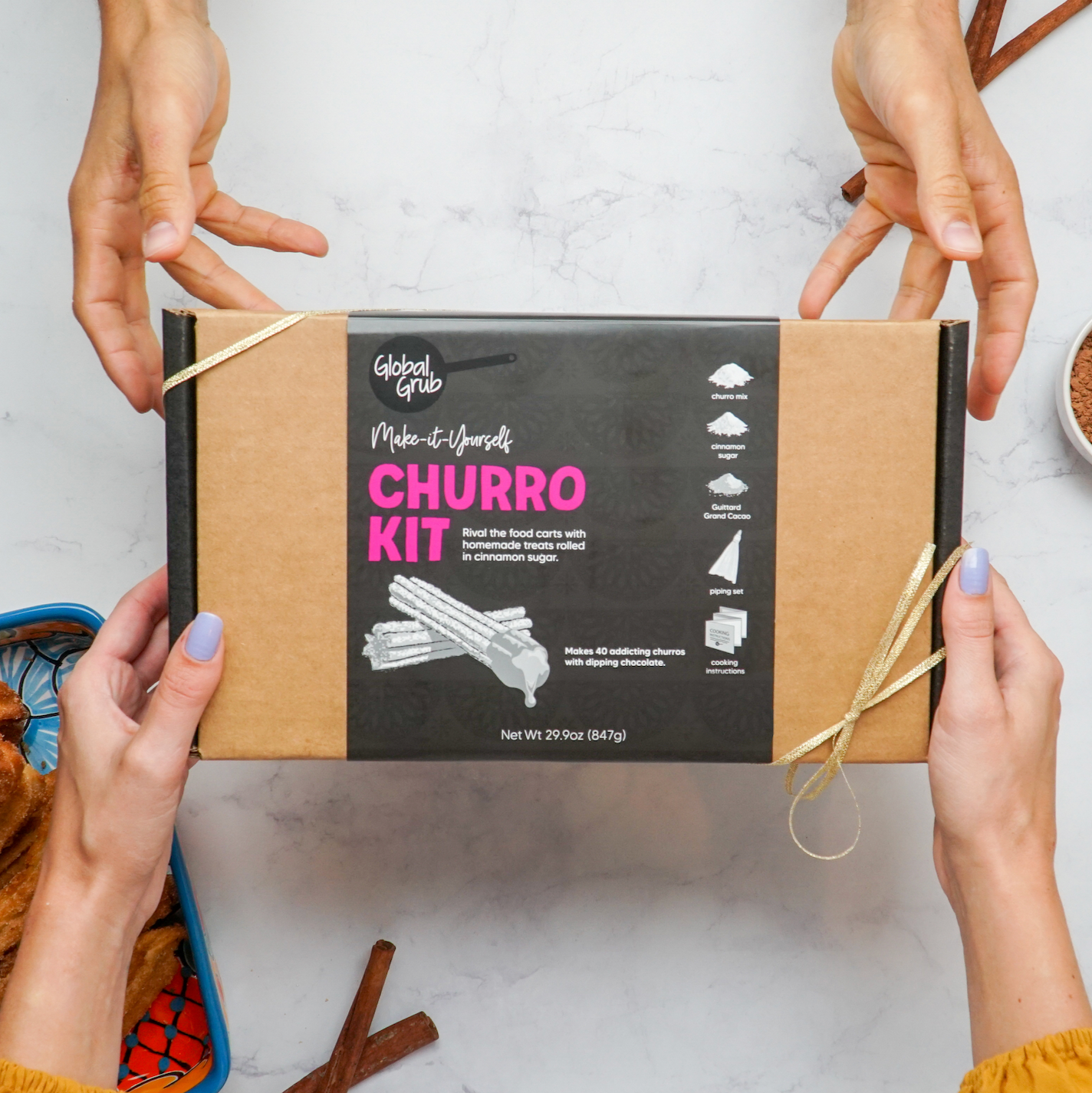 Gift adventures of churro making