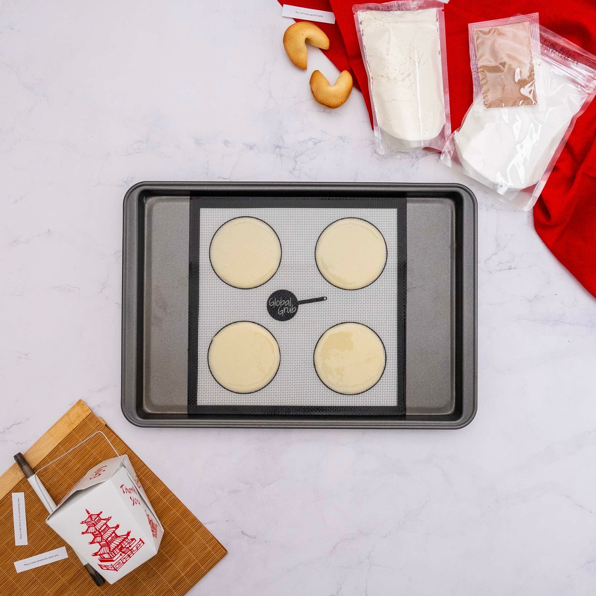 Fortune Cookie Making Kit Create Your Own Fortune Cookie Global Grub