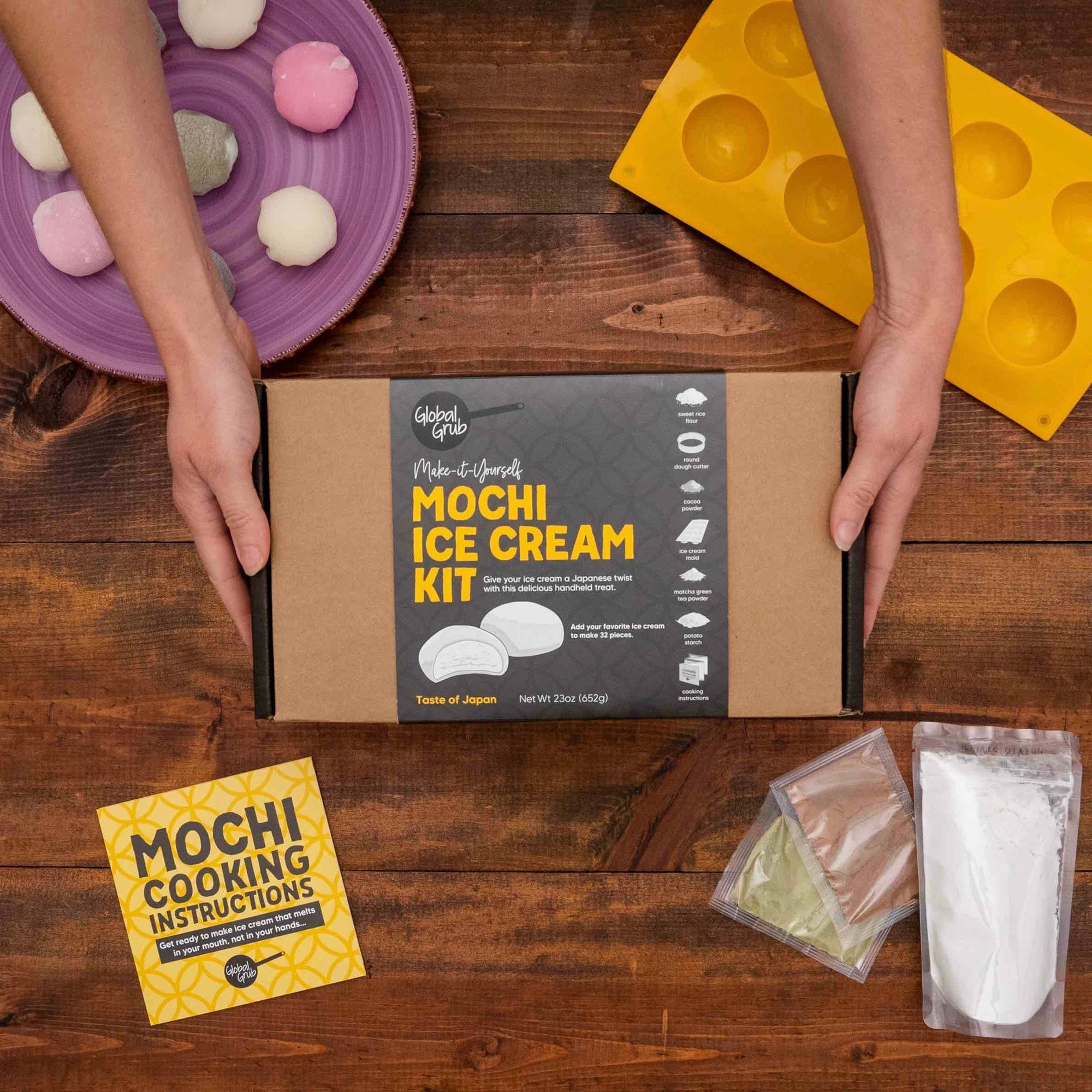 Making mochi ice cream is easy with this simple DIY kit