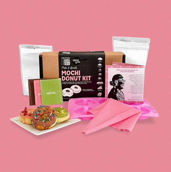 Global Grub DIY Kits Japanese Mochi Bundle: DIY Mochi Ice Cream Kit, Mochi  Donut Kit - Japanese Food Making Kit for Snacks & Sweets