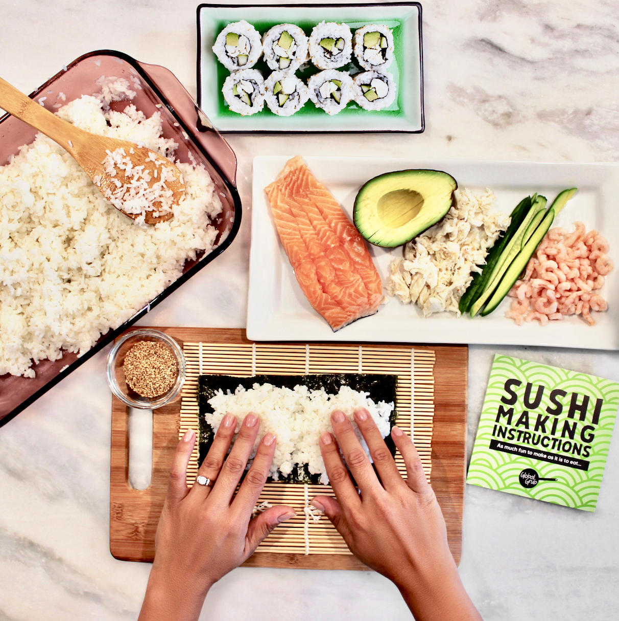 Make homemade sushi with this DIY Sushi Kit