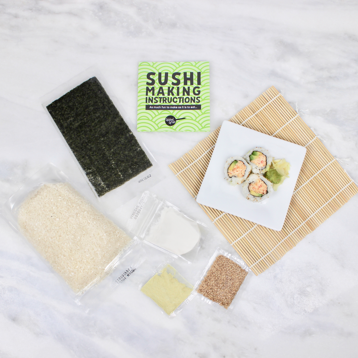 Sushi Making Kit - Full DIY Sushi Kit For The Perfect Sushi Roll + Recipe  Book